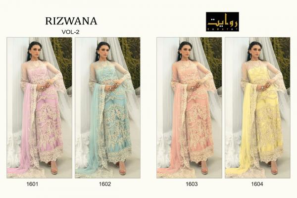 Rawayat Rizwana Vol-2 Beautiful Georgette Pakistani Salwar